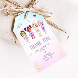 Étiquettes-cadeau Fille Beauté Spa Party Anniversaire Fête Favoriser