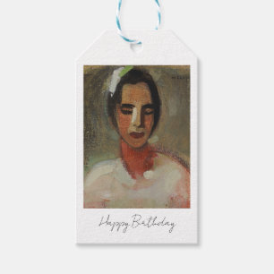 Étiquettes-cadeau Fille de Californie, Helene Schjerfbeck