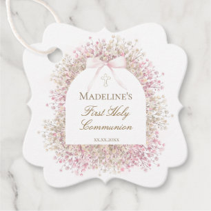 Étiquettes Cadeau Fille de première communion