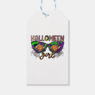 Étiquettes-cadeau Fille Halloween