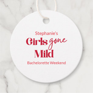 Étiquettes Cadeau Filles Devenues Douces Chic Enterrement de Vie de