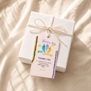Étiquettes-cadeau Filles Pastel Boo Halloween Drôle Cute Merci 