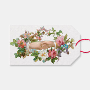 Étiquettes-cadeau Fleur Antique Valentine