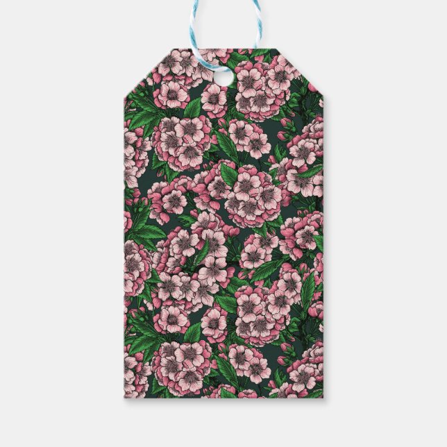 Étiquettes-cadeau Fleur de cerisier 2 (Devant)