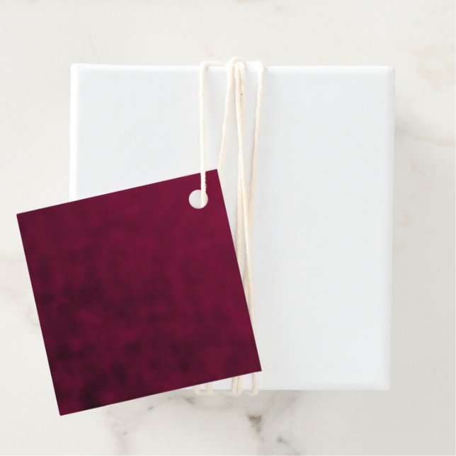 Étiquettes Cadeau Fleur Écrasée (En situation)