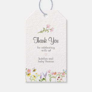 Étiquettes-cadeau Fleur sauvage Garden Party