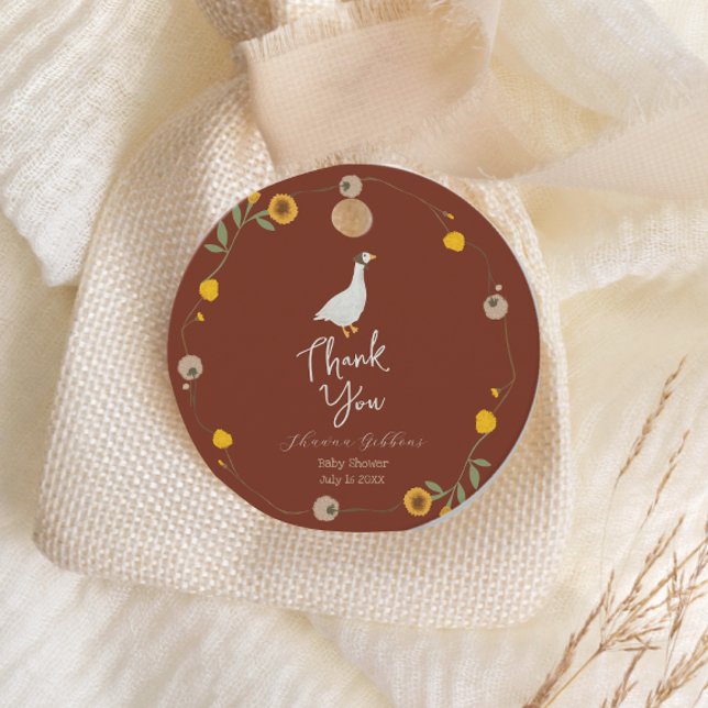 Étiquettes Cadeau Fleur sauvage Mère Goose Nursery Rhyme (Créateur téléchargé)