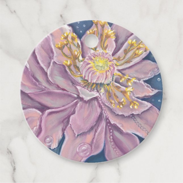 Étiquettes Cadeau Fleur surnaturelle (Devant)