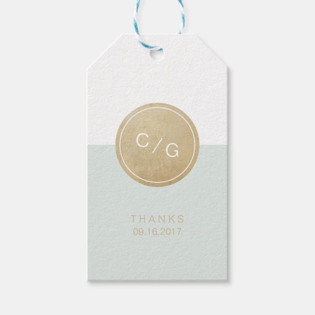 Étiquettes-cadeau Fleuron de sang moderne (Devant)