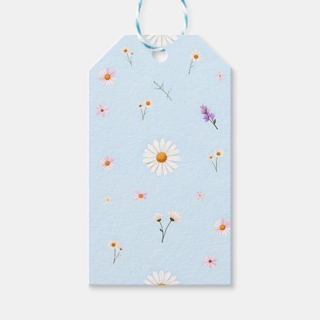 Étiquettes-cadeau Fleurs de lilas  (Devant)