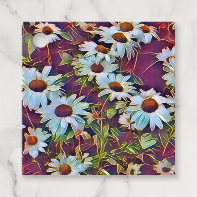 ÉTIQUETTES CADEAU FLEURS DU JOUR (Devant)