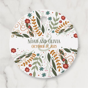 Étiquettes Cadeau Fleurs sauvages Whimsical Amusant Inspiritisme mod