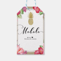 Fleurs Tropicales Or Pinède Chic  MAHALO ALOHA