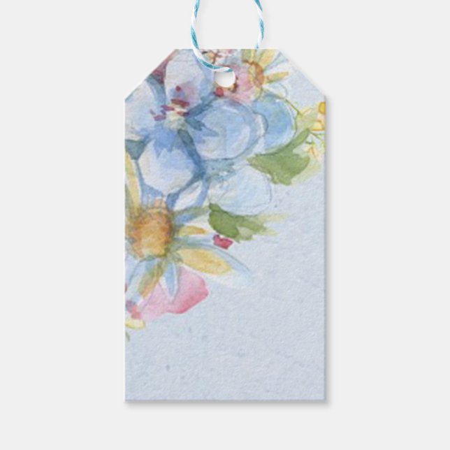 Étiquettes-cadeau Floral (Devant)