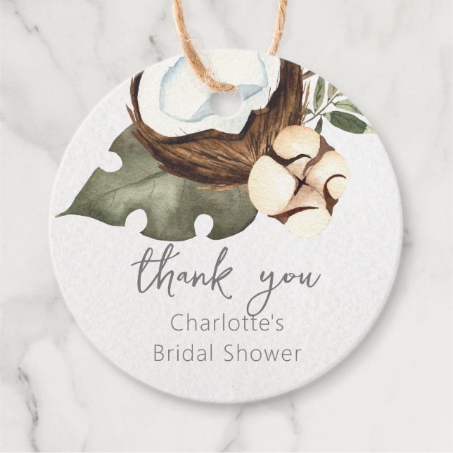 Étiquettes Cadeau Flore hawaïenne tropicale et noix de coco (Devant)