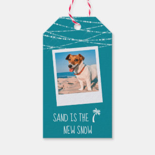 Étiquettes-cadeau Floride - Souhaits chauds Tropical Photo à 2 faces