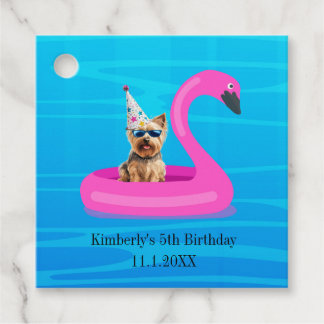 Étiquettes Cadeau Flotteur personnalisé pour chien