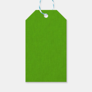 Étiquettes-cadeau Fond texturé vert citron calme et simple