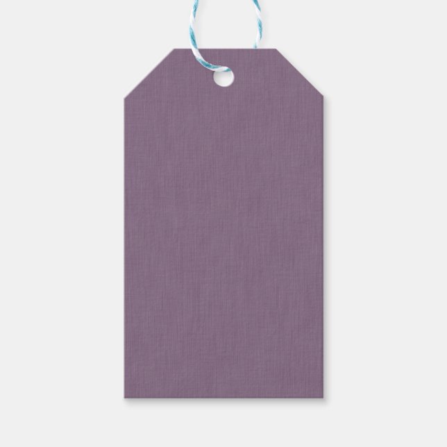 Étiquettes-cadeau Fond violet texturé calme et simple (Devant)