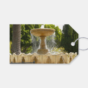 Étiquettes-cadeau Fontaine de Sausalito Photographie de voyage en Ca