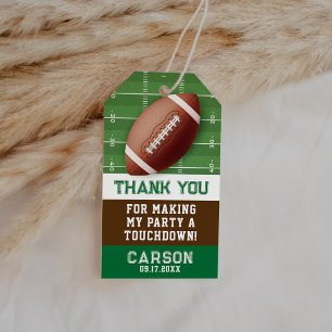 Étiquettes-cadeau Football Anniversaire Fête Merci Favoriser