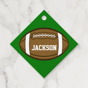 Étiquettes Cadeau Football personnalisé pour les garçons qui aiment