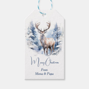 Étiquettes-cadeau Forest King Holiday