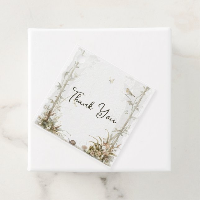 Étiquettes Cadeau Forêt enchantée Ethereal (En situation)