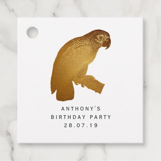 Étiquettes Cadeau Forêt exotique (Devant)