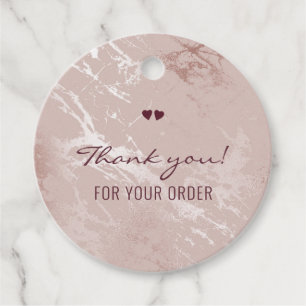 Étiquettes Cadeau Fournitures de petite entreprise personnalisées em