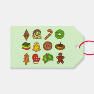 Étiquettes-cadeau Fraîchement Cuisine de Noël Cookies de vacances