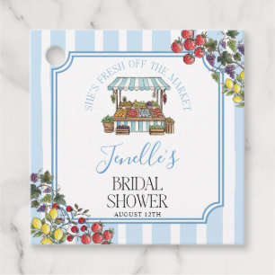 Étiquettes Cadeau Frais Étalés à la Fête de Mariage