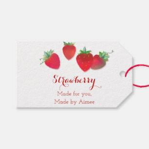 Étiquettes-cadeau Framboises