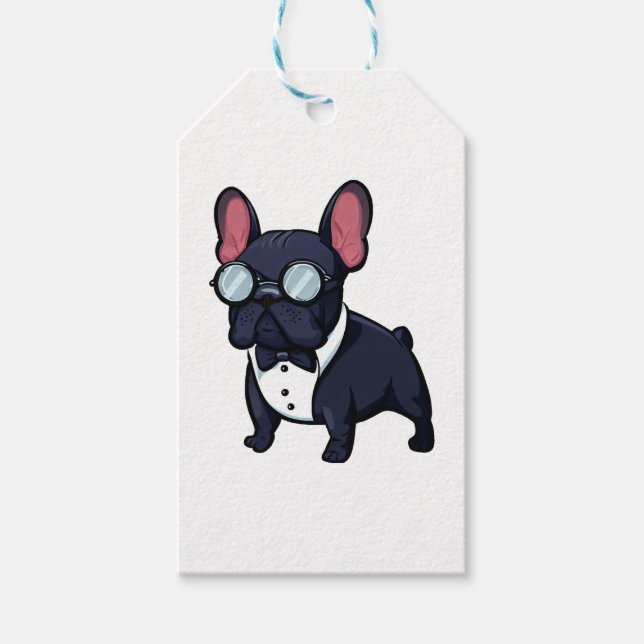 Étiquettes-cadeau Frenchie The Gentlemen (Devant)