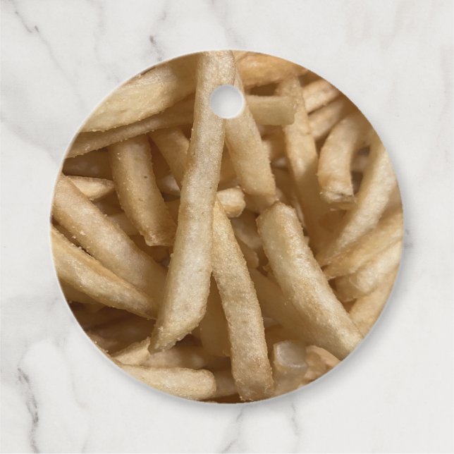 Étiquettes Cadeau Fries françaises (Devant)