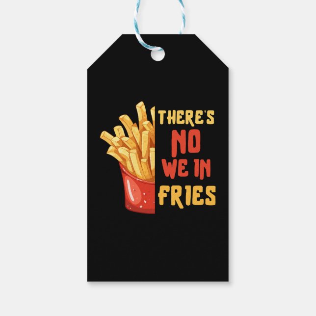 Étiquettes-cadeau frites (Dos)