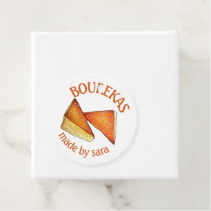 Étiquettes Cadeau Fromage Bourekas Pâtisserie Savoureuse Cuite Maiso