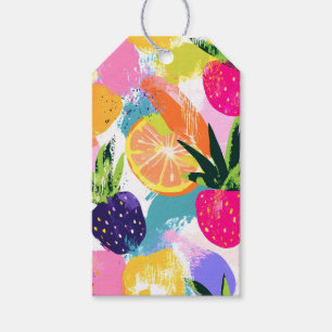 Étiquettes-cadeau Fruit tropical d'été Fiesta