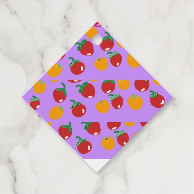 Étiquettes Cadeau Fruité délices (Devant)