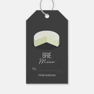 Étiquettes-cadeau Funny Brie Mine Valentine Love Cheese Tags cadeaux