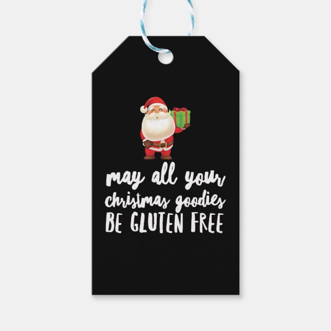Étiquettes-cadeau Funny Christma Gluten Free (Devant)