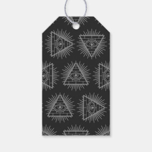 Étiquettes-cadeau Funny Illuminati Conspiration Théorie Pyramide