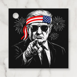 Étiquettes Cadeau Funny Trump Golfe Des USA Amérique 2025 4 juillet
