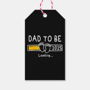 Étiquettes-cadeau Futur papa 2025 Papa à être 2025 Futur papa Promu
