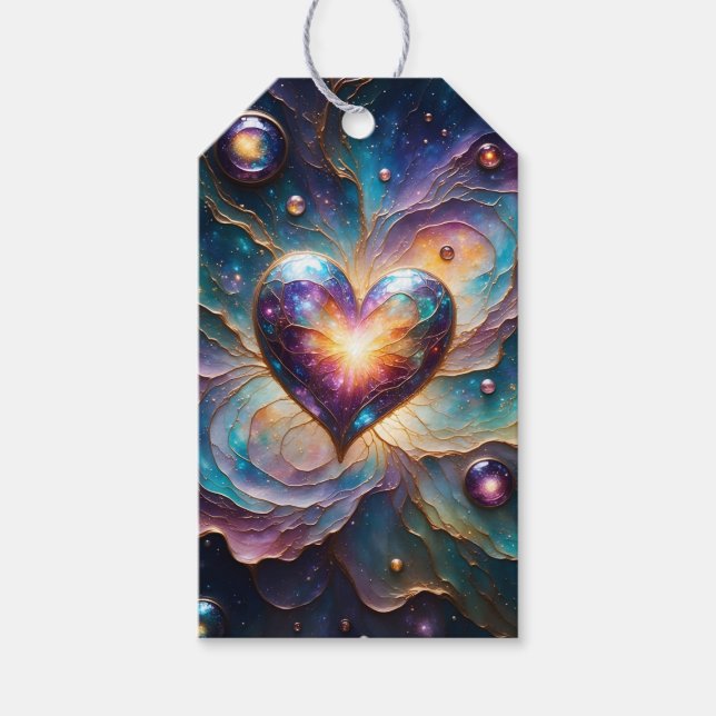 Étiquettes-cadeau Galactic Heart of the Universe (Devant)