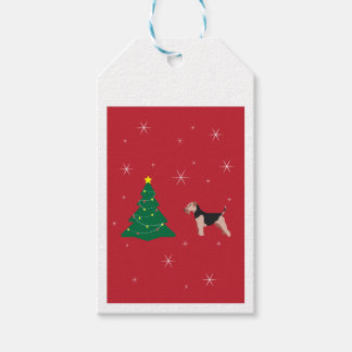 Étiquettes-cadeau Gallois Terrier Rouge Tags Cadeaux