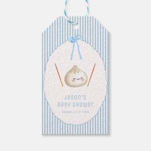 Étiquettes-cadeau Garçon Mignon Bleu Arc-en-ciel Bébé Fête Prénatale