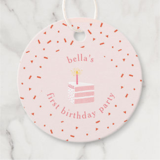 Étiquettes Cadeau Gâteau D'Anniversaire