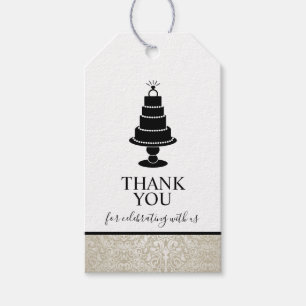 Étiquettes-cadeau Gâteau mariage