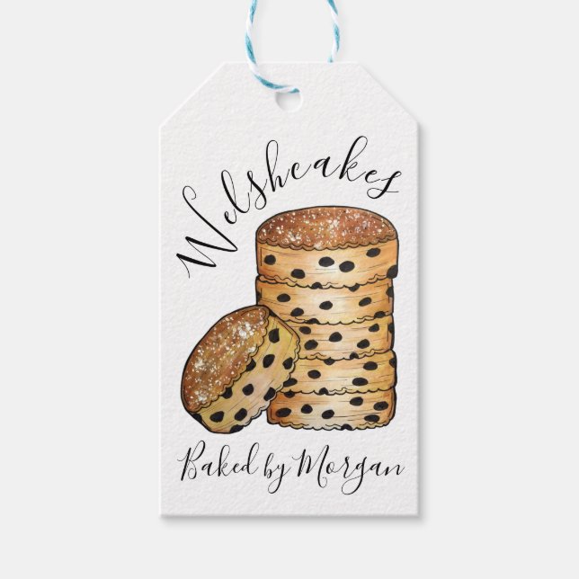 Étiquettes-cadeau Gâteaux Anglais Gallois Galettes Gâteaux Maison Fa (Devant)